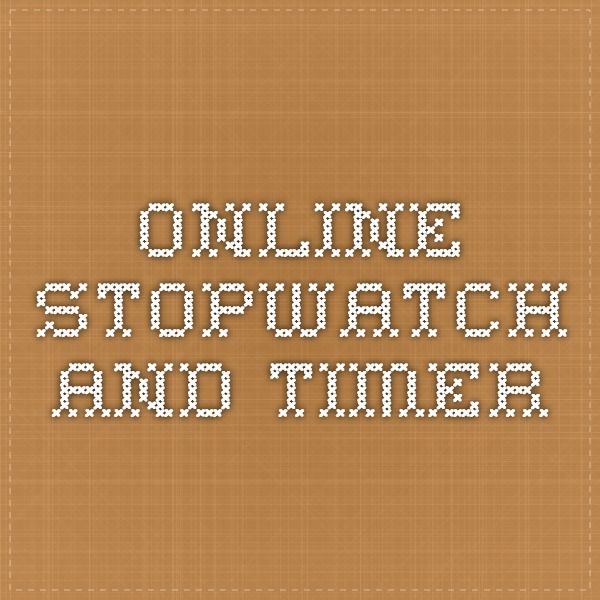 online stopwatch full screen